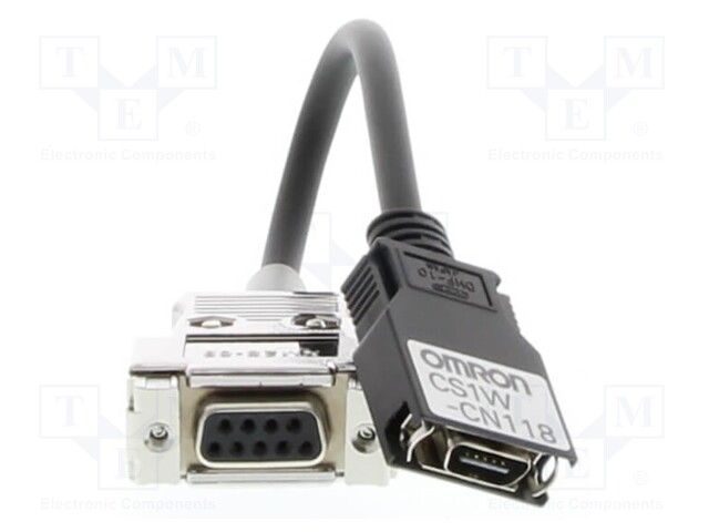 ACCESSORY;  9-PIN D-SUB TO PLC MINI-PERIPHERAL PORT;  2 M