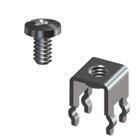 Screw Terminal; White; 15 Amp; Snap-In; Vertical; Unassembled; M3 Thrd