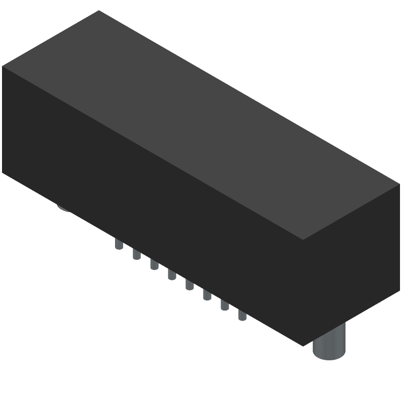 26 Pos D-Sub Connector, Male, Shielded, Gold Plated Brass