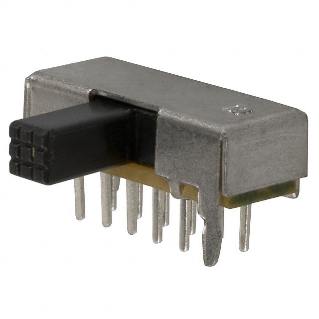 4PDT Slide Switch, 30V, 200mA, Through Hole Right Angle