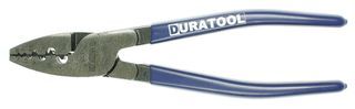 DURATOOL         D02001             PLIERS, CRIMPING, 0.25-16MM, 180MM