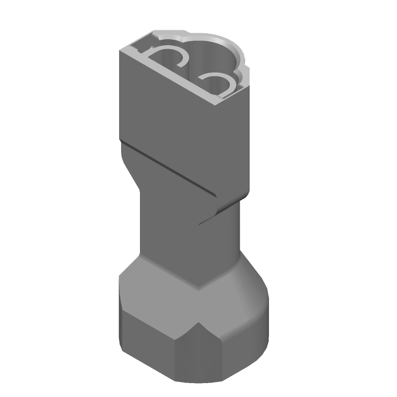 Brass Tin Receptacle Terminal 10-12AWG Yellow Insulated