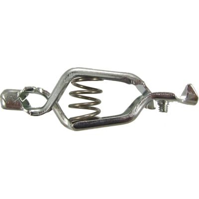 Crocodile Clip,  Steel Contact,  40A,  Black
