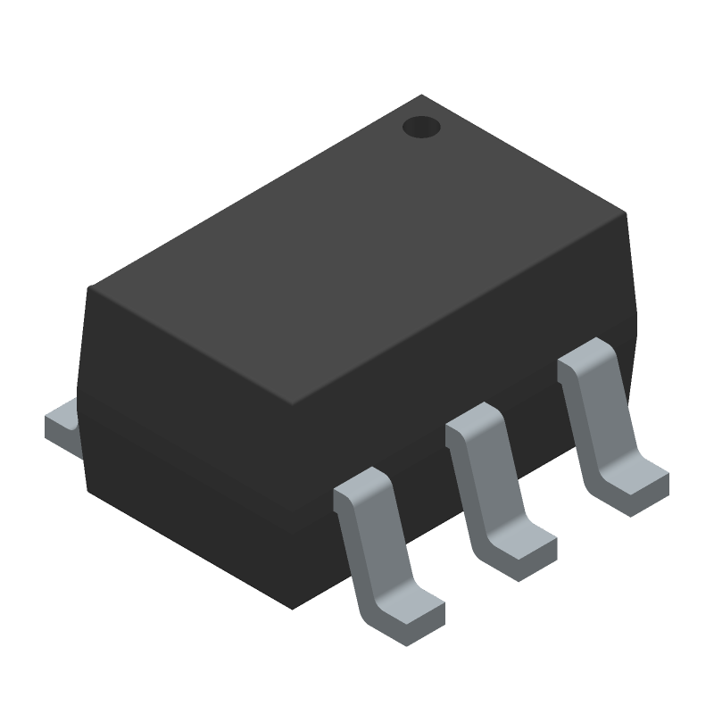 Dual Schmitt Trigger Buffer IC, 2-Ch, 5.5V, CMOS, SC