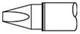 Soldering Irons CHISEL SOLDER TIP 1.80/.04"