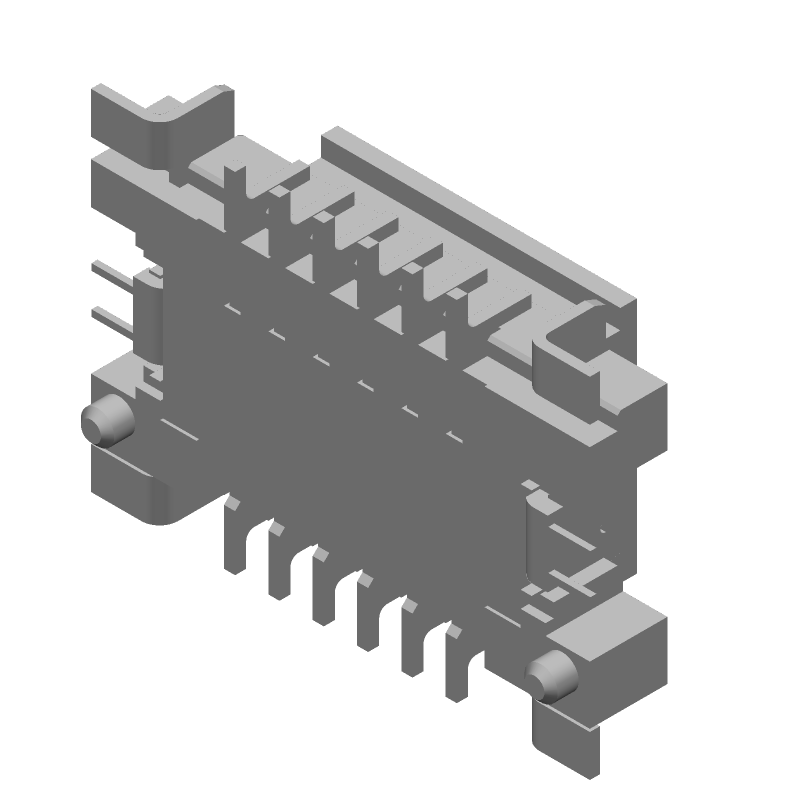 12-Position 500mA Surface Mount Header, 50V, 85°C, RoHS Compliant