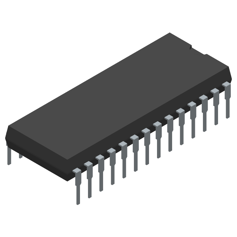 8-Bit 8-Ch Parallel ADC, 10kS/s, DIP, 5V