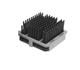Heat Sink Passive BGA Pin Array Adhesive Aluminum 6063 3.5°C/W Black Anodized