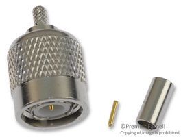 RF TNC Connector, 11GHz, 50R, Crimp, Male, Straight