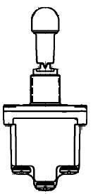 Toggle Switch 4PDT ON-OFF-ON 20A 277VAC Locking Lever Screw