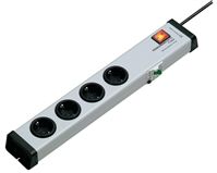 Type F - German Schuko 4 Gang Power Distribution Unit 1.5m Cable, 16A, 250 V ac With Rcd Protection