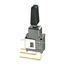 Switch Toggle (ON) OFF (ON) SPDT Paddle PC Pins 0.1A 28VAC 28VDC 0.4VA PC Mount with Bracket