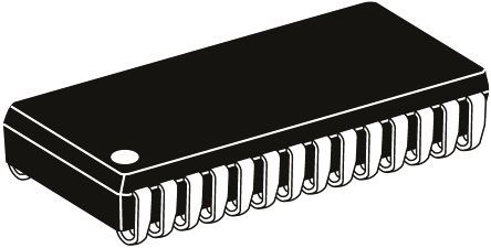 1Mb SRAM 16b Parallel 12ns SOJ IC