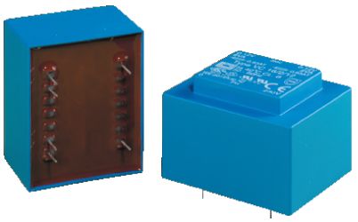 PCB transformer 16 VA 15 VAC  (1x), VC 16/1/15, Block