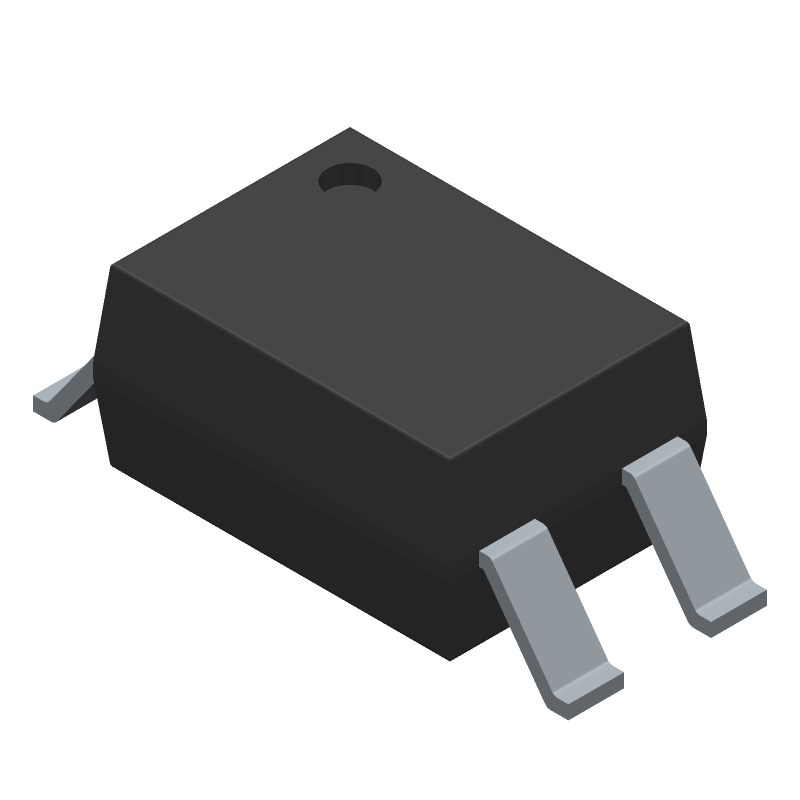 SSR, 5kV Isolation, 1-Form-A, Transistor Output, Surface Mount