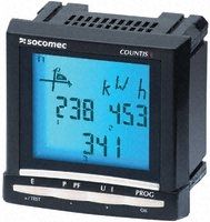 Socomec Countis E50 LCD Digital Power Meter, 92mm x 92mm, 3 Phase