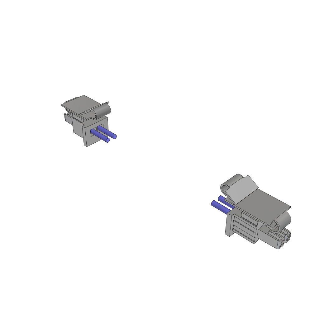 Cable Assembly AC Power 0.914m Power to Power 2 to 2 POS SKT-SKT Crimp-Crimp 24AWG