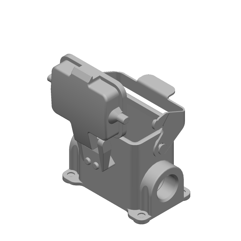 Hood 90° Powder Die Cast Aluminum Alloy Box