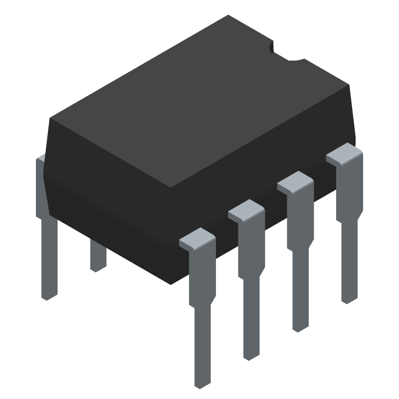 2MHz Op Amp, 8-Pin DIP, 5V, Chopper-Stabilized