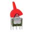 Switch Rocker ON None ON DPDT PC Pins Small Paddle 6A 250VAC 30VDC 50000Cycles