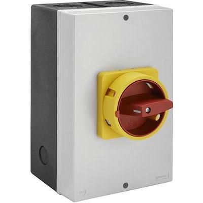 Isolator switch 100 A 1 x 90 ° Yellow, Red Sälzer H410-41300-730M4 1 pc(s)