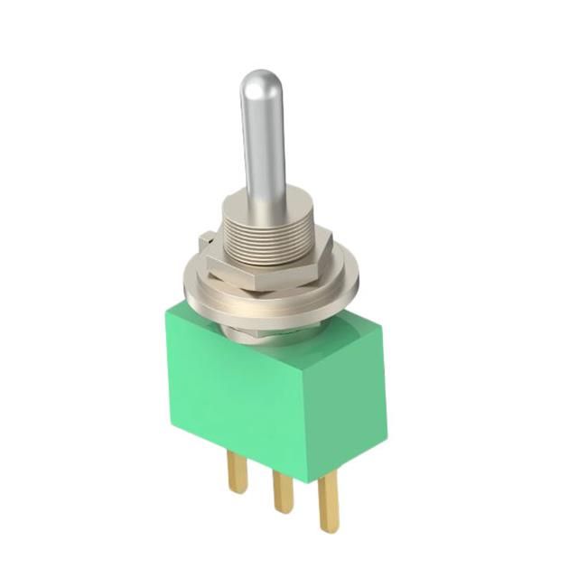 DPDT Toggle Switch, 6A 28VDC, Momentary, Through Hole, Non-Illuminated