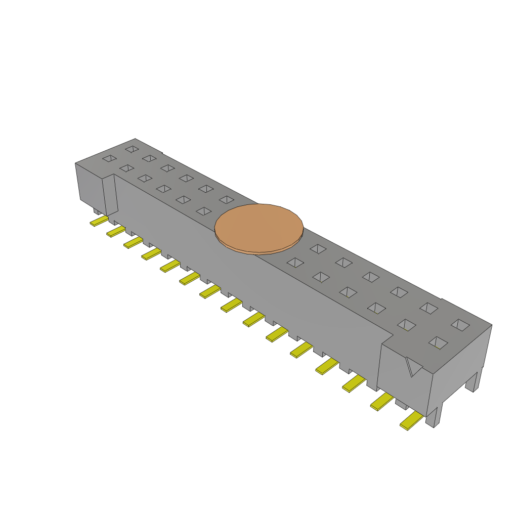 Conn Socket Strip SKT 30 POS 2mm Solder ST SMD Tube