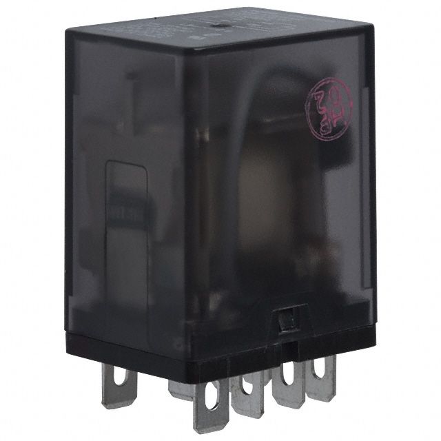 DPDT General Purpose Relay, 15A, 12VDC Coil, Socket Mount