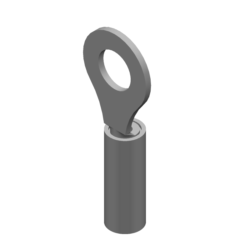 Ring Terminal, 20-24AWG, Copper, Tin, Insulated, 300V