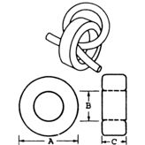 Ferrite toroidal core 77, FT-37-77, Amidon