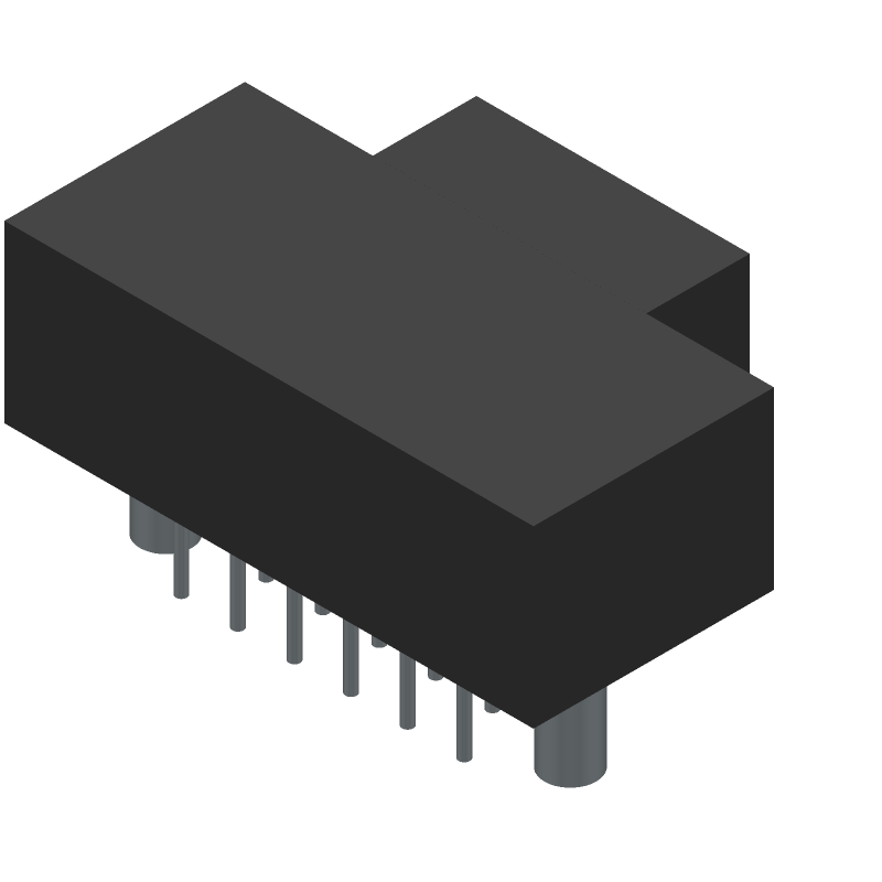 15 Pos D-Sub Connector, Male, Right Angle, Solder, 3A