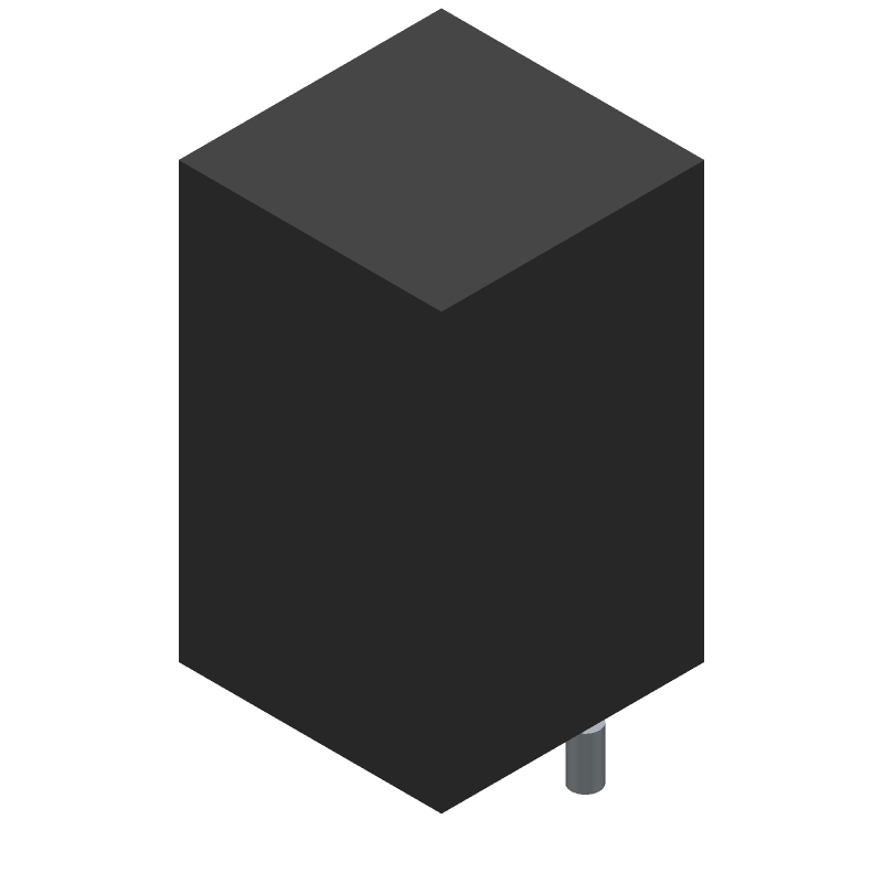 Heat Sink Passive TO-220 Recessed Thru-Hole Aluminum 10°C/W Black Anodized