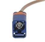 RF Connectors / Coaxial Connectors FAKRA II PLUG STR KEY A BLACK