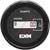 Hour Meter, LCD, 2.22 in. Round, No Rest or Enable, 115 VAC, AC, 6 digit