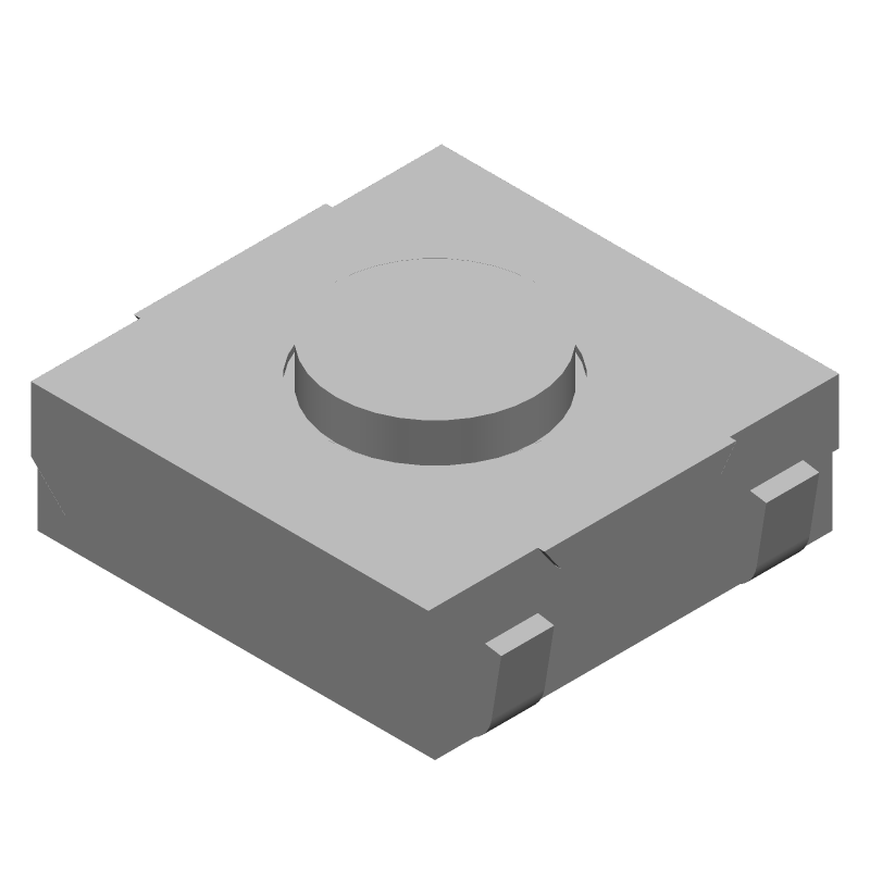 Tactile Switch, 6x6mm, SMT, SPST, 50mA, 12VDC