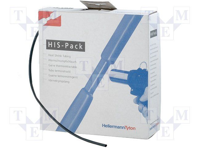 Heat Shrink Tubing ST Polyolefin Black Piece