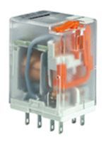 POWER RELAY, 12V, 10A, 2CO, PLUG IN; Product Range:D15 Series; Contact Configuration:DPDT; Coil Voltage:12VDC; Contact Current:10A; Relay Mounting:Socket; Coil Type:-; Contact Voltage VAC:250V; Relay Type:Power - General Purpose