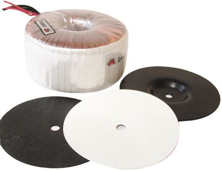 Ring core transformer 120 VA 12 VAC  (2x), TI-044220-ME-ES, Noratel