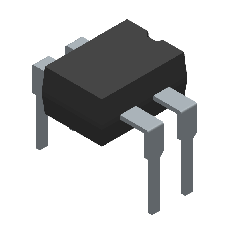 Optocoupler - Transistor Output, 1 CHANNEL TRANSISTOR OUTPUT OPTOCOUPLER, ROHS COMPLIANT, PLASTIC, DIP-4