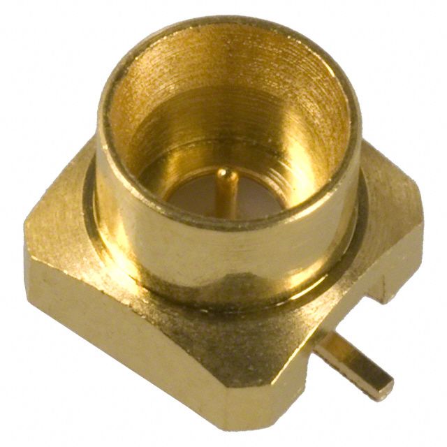RF SMP Receptacle, 18GHz, Gold Plated, Surface Mount