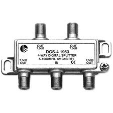 SPLITTER 4-WAY INDOOR DGS-4 DIGITAL READY 5-1000MHZ