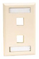 WALL PLATE, 1 MODULE, WHITE