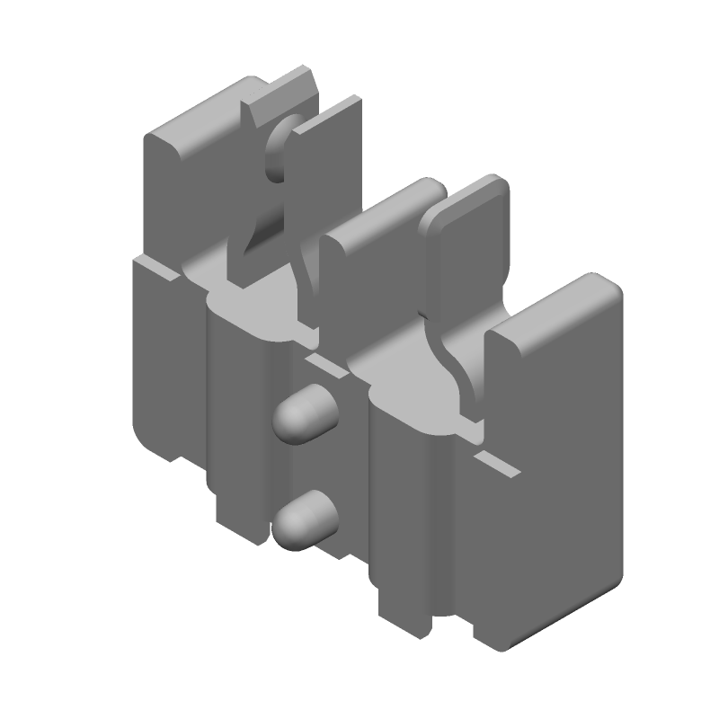 Conn Board to Board HDR 2 POS 3mm Solder RA Side Entry SMD Tray