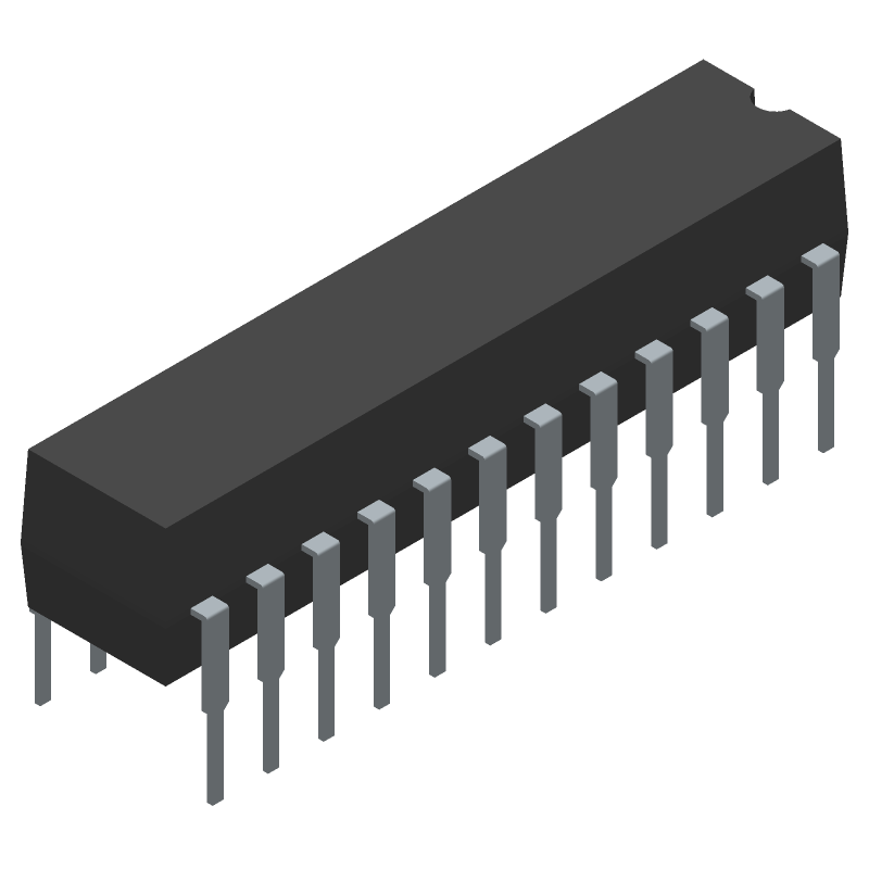 12-Bit DAC, Parallel Interface, 500KS/s, PDIP