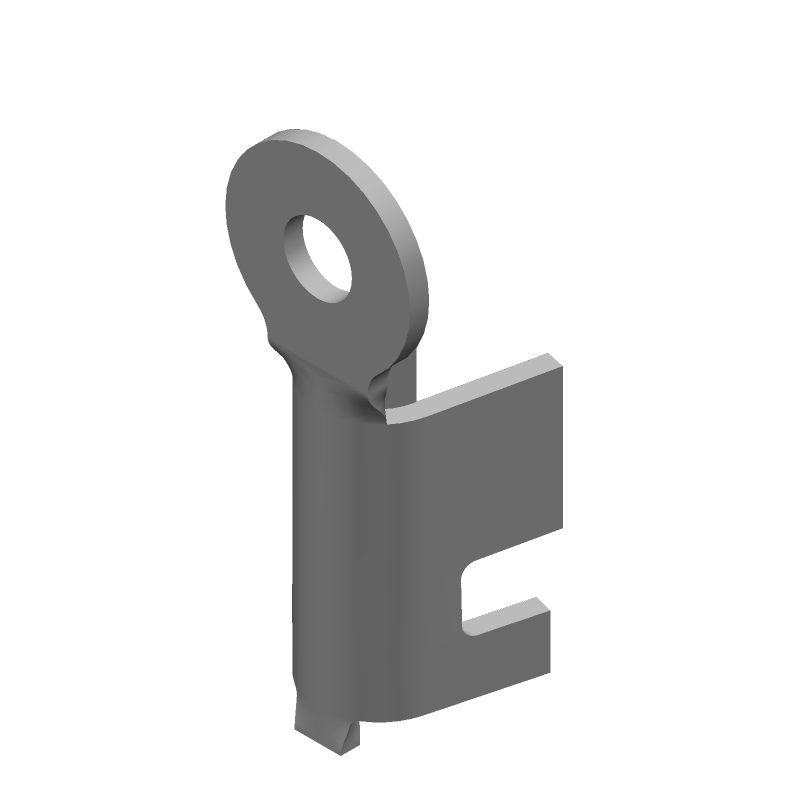 Brass Ring Terminal, 14.5AWG, Tin Plated, Strip