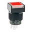 Illuminated SPDT Pushbutton Switch, Red LED, 3A 250VAC, Solder/Quick Connect