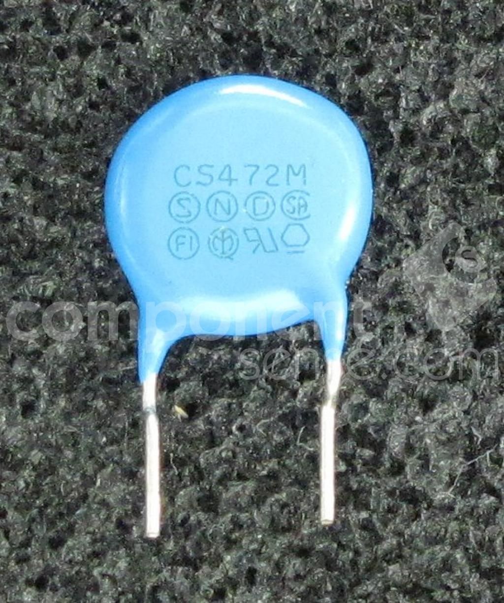 4.7nF 400VAC X1/Y2 Ceramic Capacitor, Radial, 20% Tol