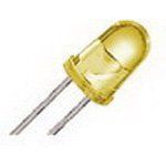 Single Color LED, Orange, Clear Pale Orange, T-1 3/4, 5mm, ROHS COMPLIANT, PLASTIC PACKAGE-2