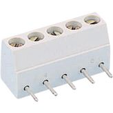 PCB Terminal Block   10  Poles, 5 mm Pitch, CZZ 5/10 SQ NU, Stelvio-Kontek