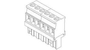 2 Pos Vert FFC/FPC Connector, 5.08mm Pitch, 15A, 300V